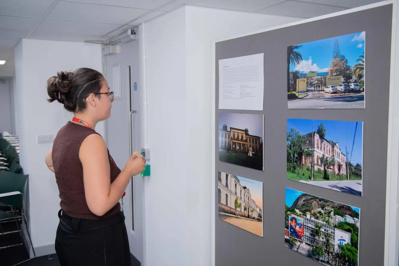  A display of photographs relating to psychiatric reform, activism and deinstitutionalisation presented during the symposium